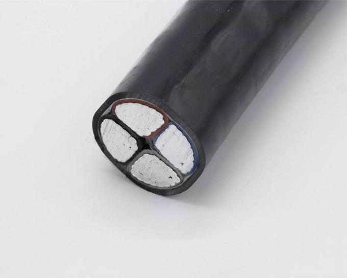 Low Voltage 70mm² 4-Core Aluminium XLPE PVC Insulated Electric Power Cable technical specifications and packaging
