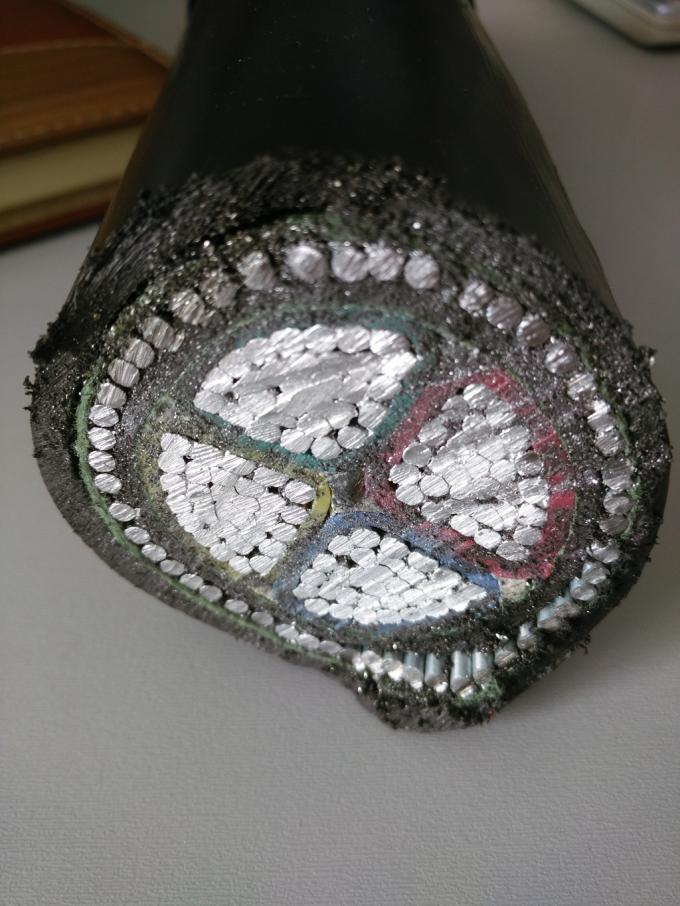 300mm² 4-Core AL XLPE PVC Insulated SWA Aluminium Steel Wire Armoured Power Cable packaging