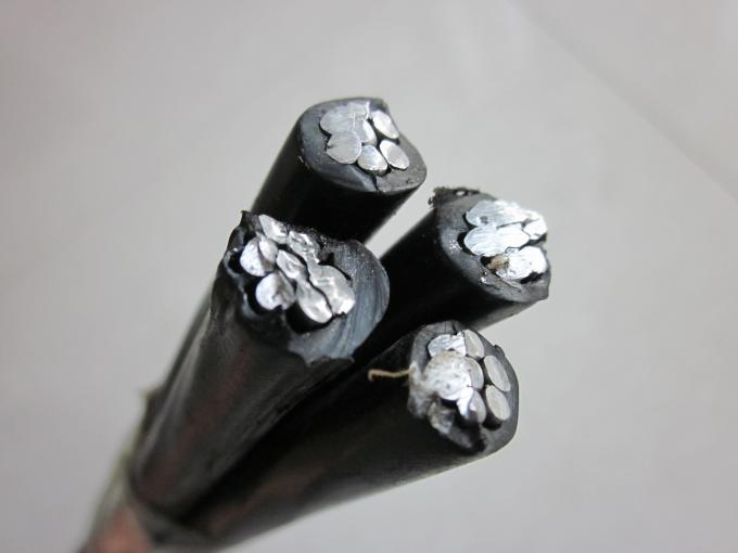 Aluminum Overhead ABC Stranded XLPE Insulated Cable 4*35mm² product photo